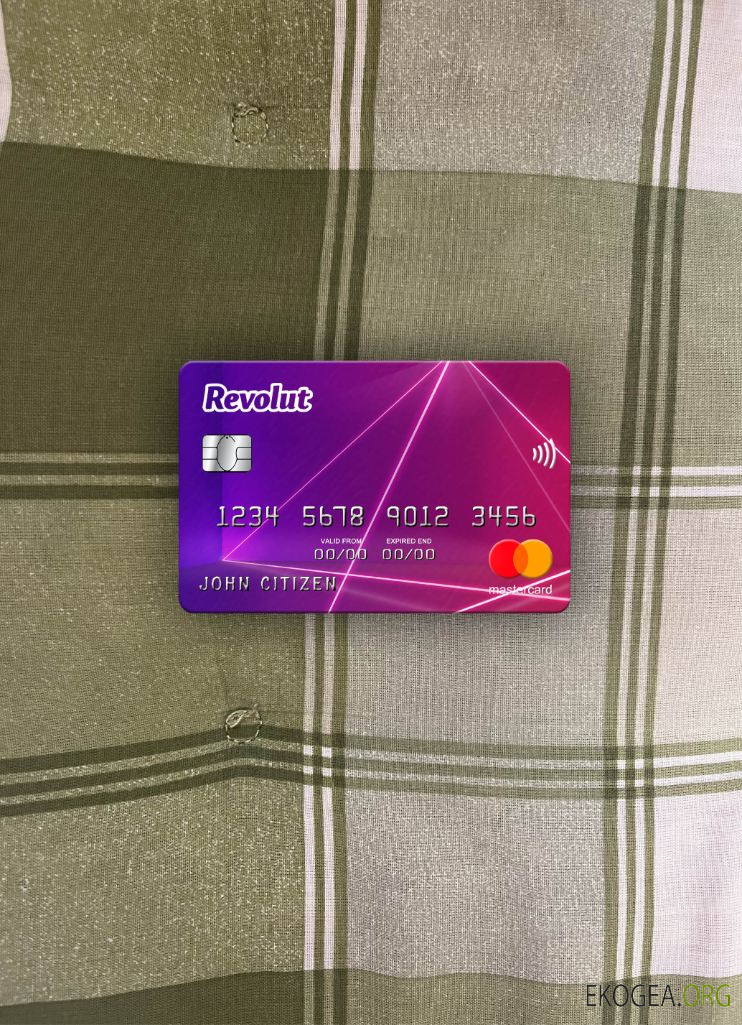 Royaume , Uni Revolut mastercard photolook recto